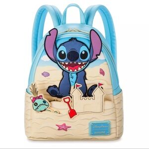 Disney Parks Stitch Loungefly Mini Backpack Lilo & Stitch